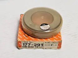 NEW MITUTOYO SETTING RING GAUGE 177-291 1.6