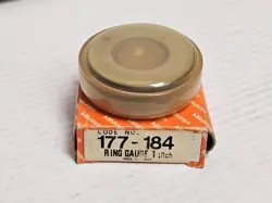 NEW MITUTOYO SETTING RING GAUGE 177-184 1