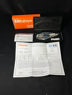 MITUTOYO 293-340-30CAL 0.00005 IN HEAVY DUTY ELECTRONIC DIGIMATIC MICROMETER