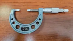 MITUTOYO 122-126 OD BLADE MICROMETER  1