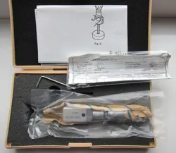 NEW 1 PCS MITUTOYO 368-003 (0.001MM) 2-POINT INTERNAL MICROMETER HOLTEST, 3-4 MM