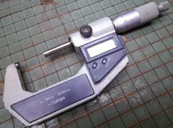 515 = 25 - 50 MM MITUTOYO DIGITAL MICROMETER RATCHET THIMBLE CARBIDE FACES