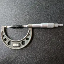 MITUTOYO OUTSIDE GROOVE BLADE MICROMETER 1-2