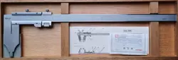 MITUTOYO 534-117 STAINLESS STEEL VERNIER CALIPER, LONG JAW, 0-12