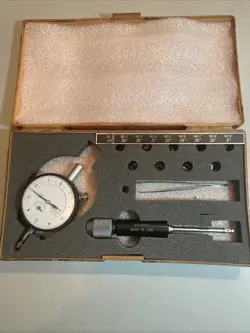MITUTOYO 511-214 .24-.4” DIAL BORE GAGE-0001” MITUTOYO 2923F-10 SMALL HOLE GAGE