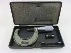 MITUTOYO 103-136 OUTSIDE MICROMETER CARBIDE TIP 1-2