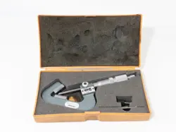 MITUTOYO 214-202 V-ANVIL DIGITAL MICROMETER .093-1