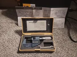 MITUTOYO 293-765-30 INDUSTRIAL DIGITAL MICROMETER 0-1