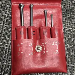 VINTAGE MITUTOYO NO. 154-901 SMALL HOLE GAGE SET 0.125”-0.500” CAPACITY JAPAN