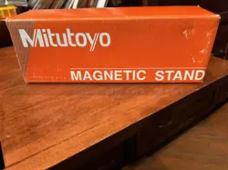 MITUTOYO 7010SN MAGNETIC HOLDER FOR  DIFFERENT GAGES AND MEASURING DEVICES.
