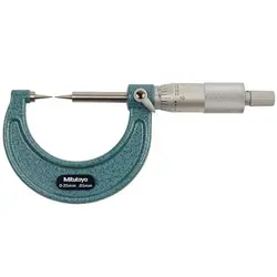 MITUTOYO 112-153 POINT MICROMETER  RATCHET STOP  0-25MM RANGE  0.01MM GRADUATION