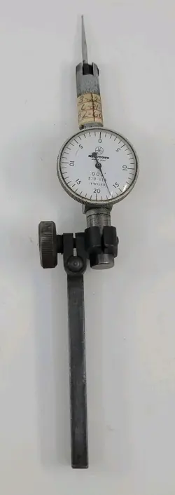 MITUTOYO 513 118 .001 DIAL TEST INDICATOR JEWELED WITH BAR SETUP MACHINIST TOOL
