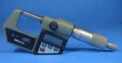 WORKING MITUTOYO JAPAN 0-1 INCH DIGITAL MICROMETER 293-761-10 WATCHMAKERS ESTATE
