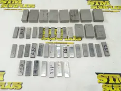 43 ASSORTED GAGE BLOCKS .100