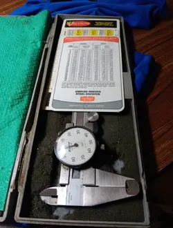 DIAL CALIPER USED