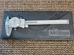 MITUTOYO DIAL CALIPERS INSIDE OUTSIDE .001 505-738 D6