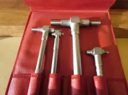  MITUTOYO  155-907 4PC. TELESCOPING GAGE SET W/ FORM FIT POUCH JAPAN