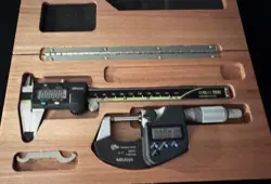 MITUTOYO 64PKA076B KIT DIGIMATIC CALIPER AND OD MICROMETER SET