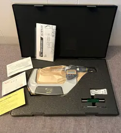 MITUTOYO QUANTUMIKE IP65 COOLANT PROOF MICROMETER - 3-4