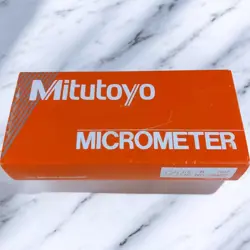 MITUTOYO M110-25 MICROMETER 0-25MM RANGE 0.01MM INCREMENT USED WITH CERT