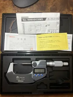 MITUTOYO DIGITAL POINT MICROMETER CPM15-25MX NEAR MINT EXCELLENT CONDITION