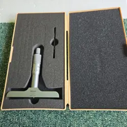 MITUTOYO DMS100-25 DEPTH GAUGE PRECISION MEASURING TOOL 0-4 INCH STAINLESS STEEL