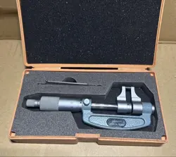 MITUTOYO OMP-25 143-101 ANALOG OUTSIDE MICROMETER 0-0.98 INCH 0.01MM