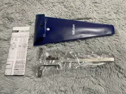 MITUTOYO ZM11 VERNIER DEPTH GAGE WITH ORIGINAL BOX AND INSTRUCTION MANUAL 5 INCH