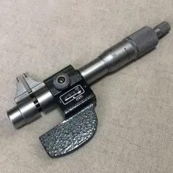 MITUTOYO 5-25MM ANALOG MICROMETER WITH CASE FOR PRECISION MEASUREMENT