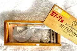 MITUTOYO MICROMETER VINTAGE COMPLETE SET 2-3 INCH PRECISION MEASURING TOOL