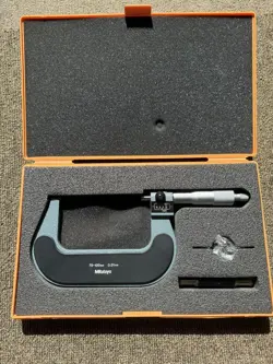 MITUTOYO MICROMETER PRECISION MEASURING TOOL 0-25MM 0-1 INCH JAPAN