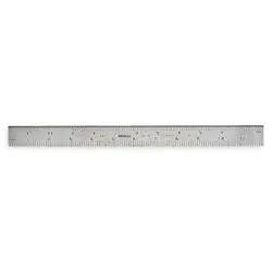 MITUTOYO 182-123 STEEL RULE,RIGID,12 IN,32/64/10/100THS