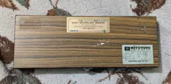 MITUTOYO GAUGE BLOCK SET  CODE 516-930, SET BE1-9A+, GRADE A+ SN 763290 USED