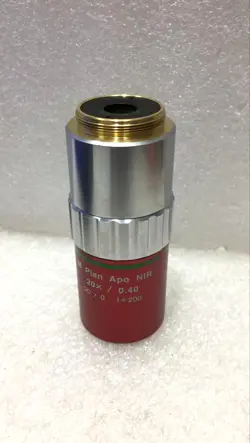 ✅  MITUTOYO M PLAN APO NIR 20X / 0.40 F=200 INFINITY MICROSCOPE OBJECTIVE