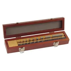 MITUTOYO 516-935-26 GAGE BLOCK SET,AS-1,0.625-2 IN,9PC