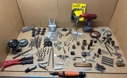 MACHINIST MISC. TOOL LOT - STARRETT, MITUTOYO, INGERSOLL - HARDWARE - VARIETY!