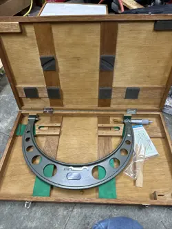 CALIBRATED MITUTOYO 103-189 OUTSIDE MICROMETER, 12-13
