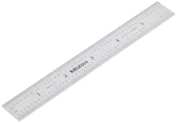 MITUTOYO 182-105, STEEL RULE, 6