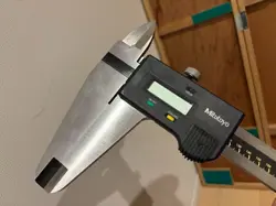 USED MITUTOYO DIGITAL CALIPER 500-502-10 CD-100C WITH BOX EX COND LIMITED JAPAN