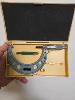 MITUTOYO MECHANICAL OUTSIDE MICROMETER: INCH, 3 IN TO 4 IN RANGE
