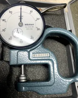 MACHINIST TOOL: MITUTOYO DIAL THICKNESS GAGE (NOS) 7300