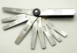 NEW MITUTOYO NO 950-252 TAPERED THICKNESS GAGE USA WITH INCH AND METRIC MARKINGS