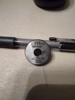 MITUTOYO 177-271 SETTING RING  6.498MM