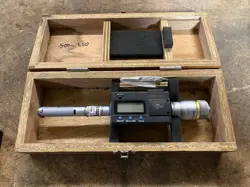 MITUTOYO DIGIMATIC HOLE TEST MICROMETER .500”-.650  .0002” DESC. BORE DIGITAL