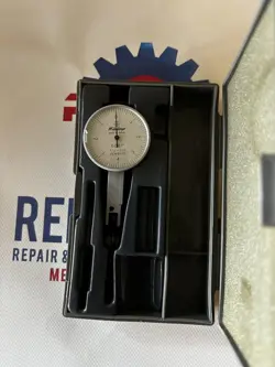 MITUTOYO 513-203 DIAL TEST INDICATOR W/ CASE, .008