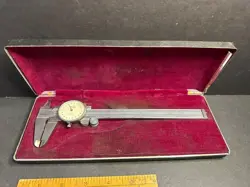 MITUTOYO WHITE DIAL CALIPER  NO. .001