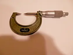 MITUTOYO NO. 112-225 - 30° POINT MICROMETER  0-1