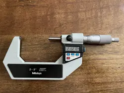 MITUTOYO DIGITAL MICROMETER 2-3”.MACHINIST’S TOOL.