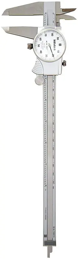 MITUTOYO 505-743 DIAL CALIPER, 0.1