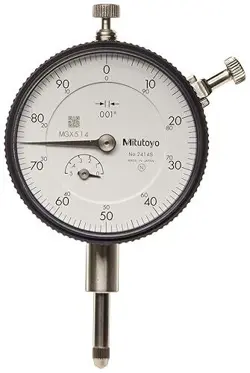 MITUTOYO 2414S DIAL INDICATOR 0-100 READING, 2.244